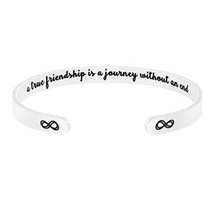 Inspirational Mantra Cuff Bracelet for Women 3